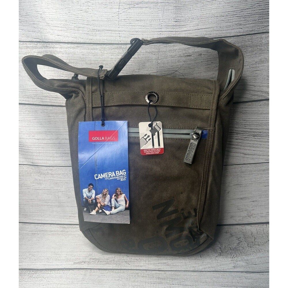Golla Camera Bag Carol G1268 Army Green For Camera & Tablet 10.1” Gen Mob NEW